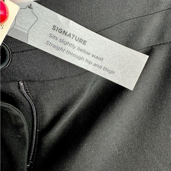 NWT Talbots Signature Black Ankle Pants Classic Work Trousers Size 10 - Picture 5 of 6